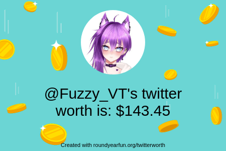 Fuzzy_VT's tweet image. My Twitter worth is: $143.45

Find yours with funaroundy.click/twitterworth?g…

⠀