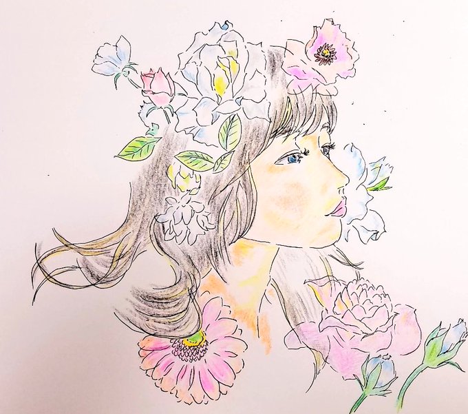 花と女の子イラスト のイラスト マンガ コスプレ モデル作品 12 件 Twoucan 花と女の子イラスト のイラスト マンガ コスプレ モデル作品 12 件 Twoucan