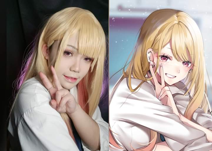 Matcha__07's tweet photo. YESSS✌COSPLAY~~！
#marinkitagawa #更衣人偶墜入愛河 #喜多川海夢 #cosplay https://t.co/GwC2ml88AE