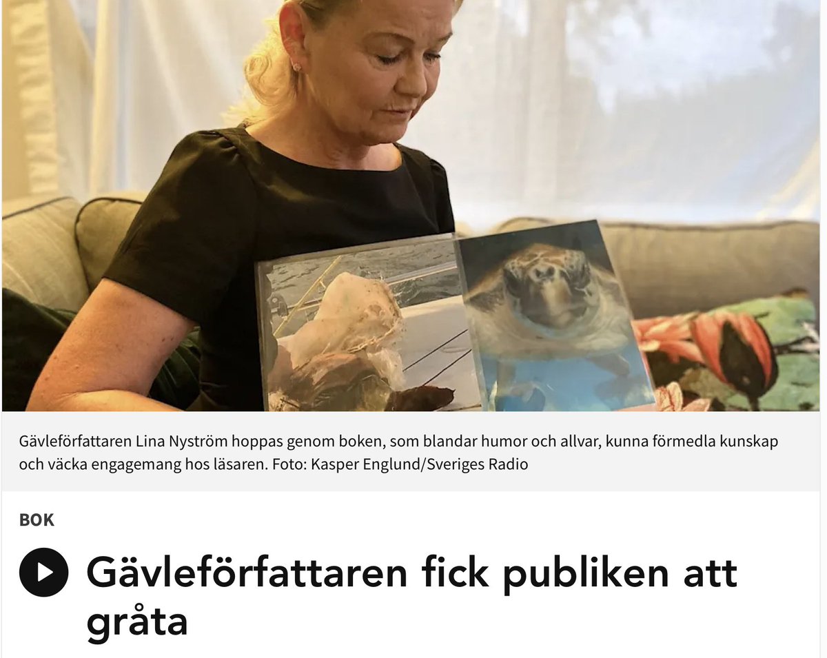 Ebesforlag's tweet photo. Fint radioreportage om Lina Nyström och hennes bok "Vem ska rädda Claudia".
https://t.co/xOtzR4eQEB https://t.co/SHYseS1ZIj