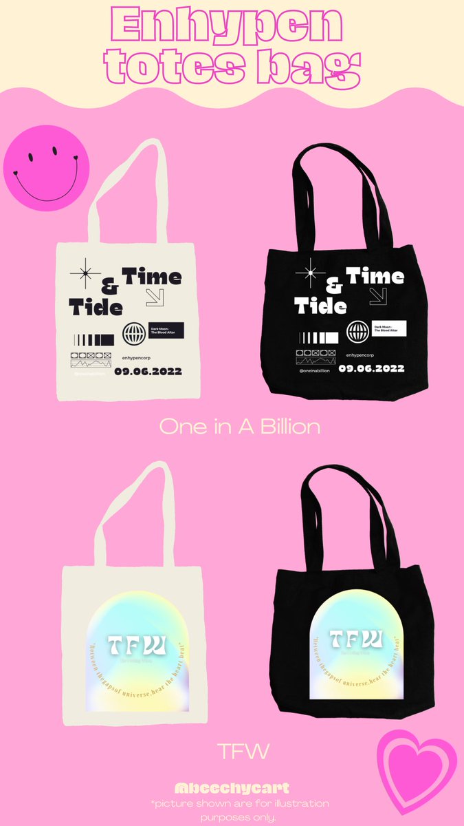 beechycart's tweet photo. [HELP RT]🇲🇾

ENHYPEN &amp; SEVENTEEN TOTES BAG

🍑Price: RM20 each
🍑dateline: 7 October  2022
🍑ETA: 1 - 2 weeks 

➡️fill this form to order: https://t.co/AkwqsndSAx

✉️if you wish to open a GO kindly send us a DM
#pasarENHYPEN #pasarSeventeen
 #PasarSVT #pasarENHYPENmy https://t.co/C9vcwfsLsM