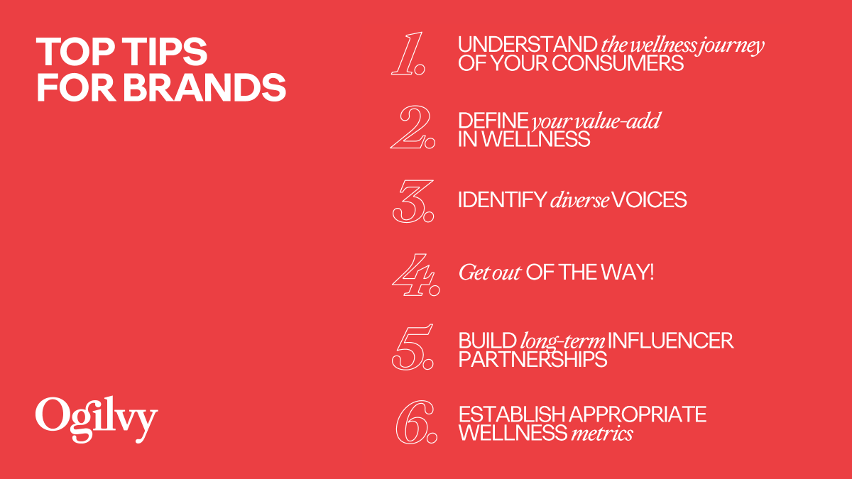 Wellness Influencers Got Real – But Where Are Brands? Great new report out from <a href="/Ogilvy/">Ogilvy</a> on how companies can effectively engage with wellness influencers. bit.ly/3xXhXWF 
#TeamOgilvy