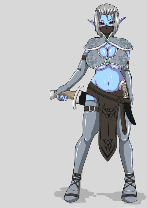 こんにちは(⁠・⁠∀⁠・⁠)
仕事中にも時間を見つけちょこちょこ描いてました。
久々にオークキングの脳内ファンタジーラクガキ"シャドーエルフ"です。
大事な部分には赤線引いときました🙂 