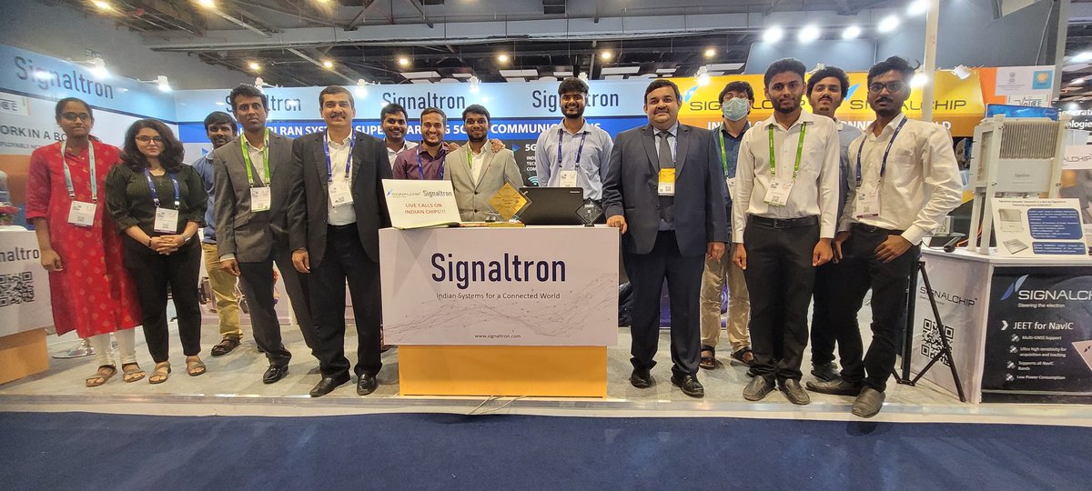 Signaltron Systems (@signaltron) on Twitter photo An eventful and exhilarating Day 2 at #IMC2022.Signaltron/Signalchip got to showcase its broad technology range from chipset to end system for 5G/4G applications <a href="/signalchip/">Signalchip</a> <a href="/svembu/">Sridhar Vembu</a> <a href="/Himugk/">Himamshu Khasnis</a> <a href="/CMDBSNL/">A. Robert Jerard Ravi</a> <a href="/RailTel/">RailTel</a> <a href="/DoT_India/">DoT India</a> <a href="/USOF_India/">Digital Bharat Nidhi</a> #5GIndia #IndiasOwn5GChips An eventful and exhilarating Day 2 at #IMC2022.Signaltron/Signalchip got to showcase its broad technology range from chipset to end system for 5G/4G applications <a href="/signalchip/">Signalchip</a> <a href="/svembu/">Sridhar Vembu</a> <a href="/Himugk/">Himamshu Khasnis</a> <a href="/CMDBSNL/">A. Robert Jerard Ravi</a> <a href="/RailTel/">RailTel</a> <a href="/DoT_India/">DoT India</a> <a href="/USOF_India/">Digital Bharat Nidhi</a> #5GIndia #IndiasOwn5GChips