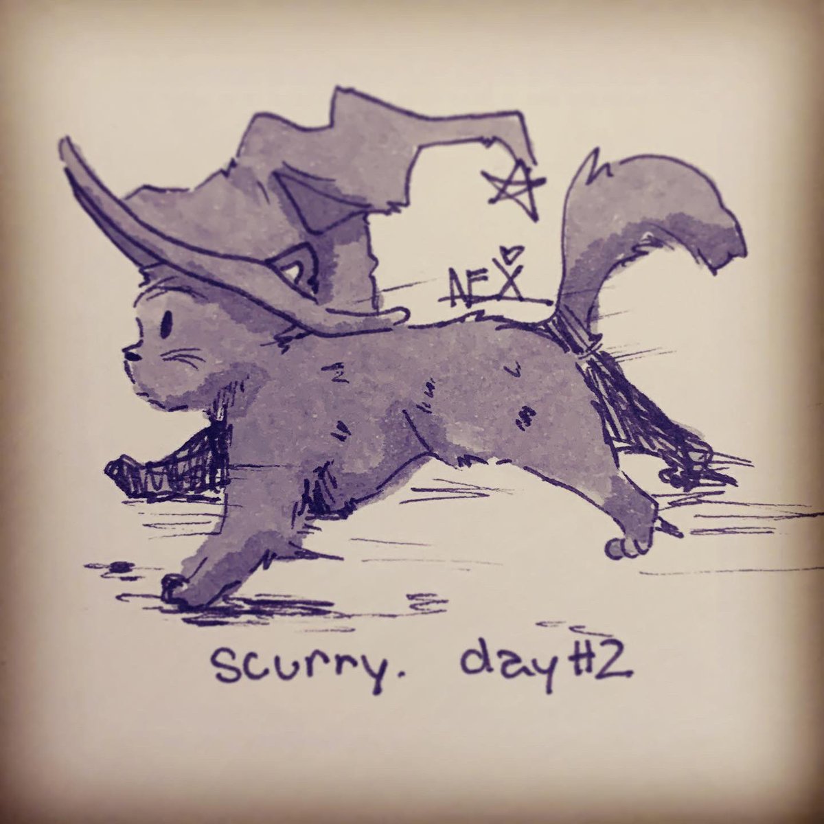 nex_phobic's tweet photo. #inktober2022day2scurry https://t.co/mXFArlskdT