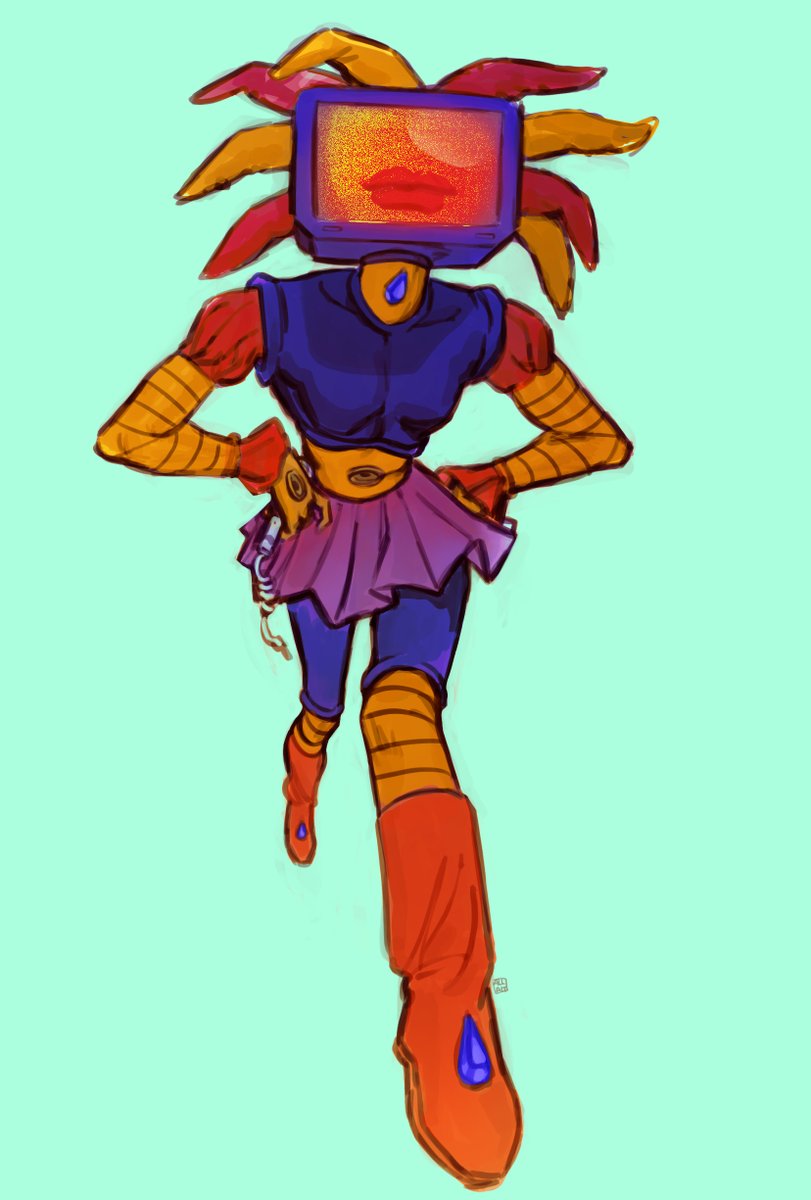 allalternate's tweet photo. Another cool sketch comm done!! This time for a really awesome stand!! 🪩👁️ https://t.co/zuQy8jsg5c