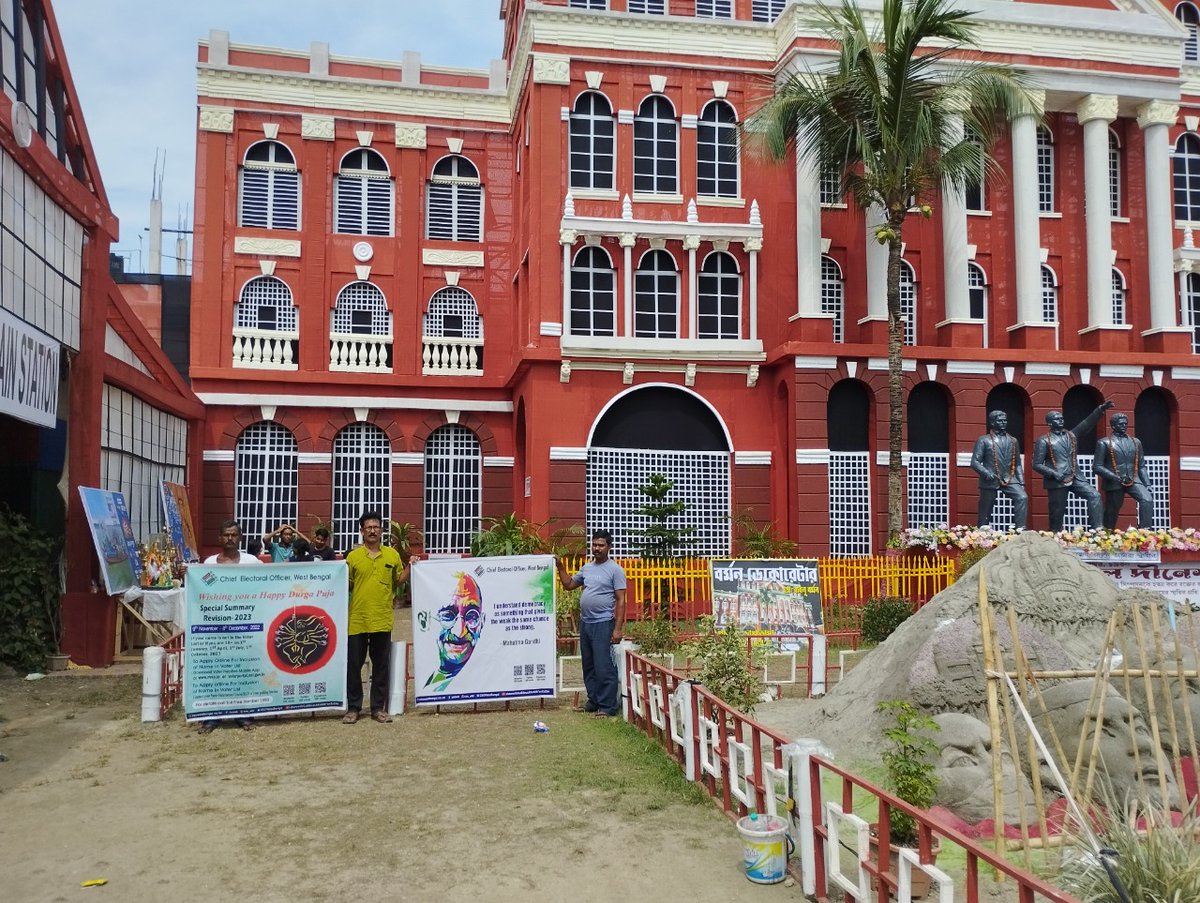 CEO West Bengal (@ceowestbengal) on Twitter photo SVEEP activity during Gandhi Jayanti Celebration at Mathabhanga AC of Cooch Behar District, West Bengal at the Durga Puja Pandals. #ECIRespects <a href="/ECISVEEP/">Election Commission of India</a> <a href="/rajivkumarec/">Rajiv kumar</a> <a href="/SpokespersonECI/">Spokesperson ECI</a> <a href="/anuj_chandak/">ANUJ CHANDAK</a> SVEEP activity during Gandhi Jayanti Celebration at Mathabhanga AC of Cooch Behar District, West Bengal at the Durga Puja Pandals. #ECIRespects <a href="/ECISVEEP/">Election Commission of India</a> <a href="/rajivkumarec/">Rajiv kumar</a> <a href="/SpokespersonECI/">Spokesperson ECI</a> <a href="/anuj_chandak/">ANUJ CHANDAK</a>