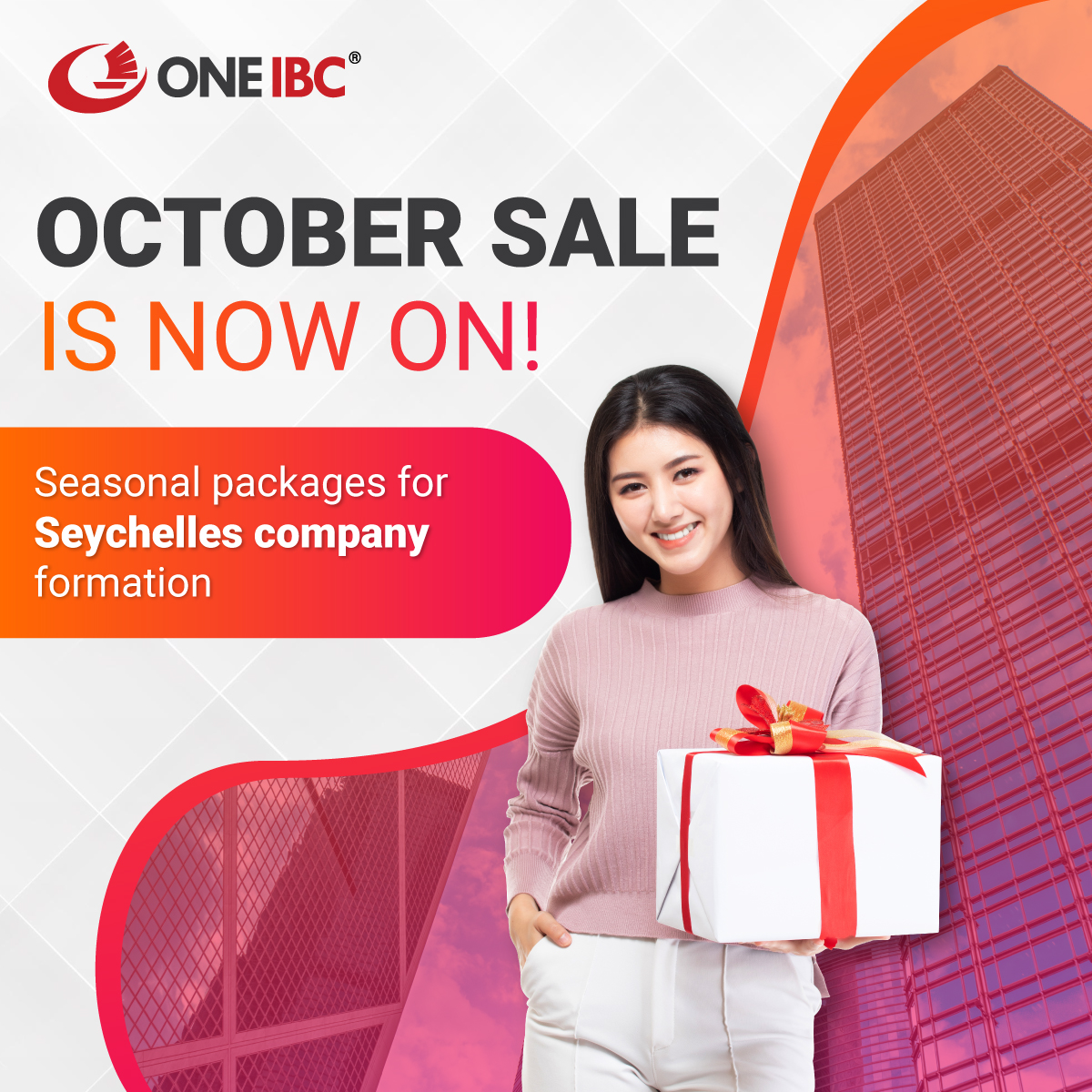 one_ibc's tweet photo. OCTOBER SALE IS NOW ON - GET YOUR SEASONAL l PACKAGES FOR SEYCHELLES COMPANY FORMATION
Learn more: https://t.co/JeXoVBlBNu
#OneIBC #seychelles #october #promotion
=================
๐๐ง๐ ๐๐๐ ๐๐ซ๐จ๐ฎ๐ฉ
Phone/WhatsApp/Viber: +65 9798 2881
Email: support@oneibc.com https://t.co/1chXKp9yMj