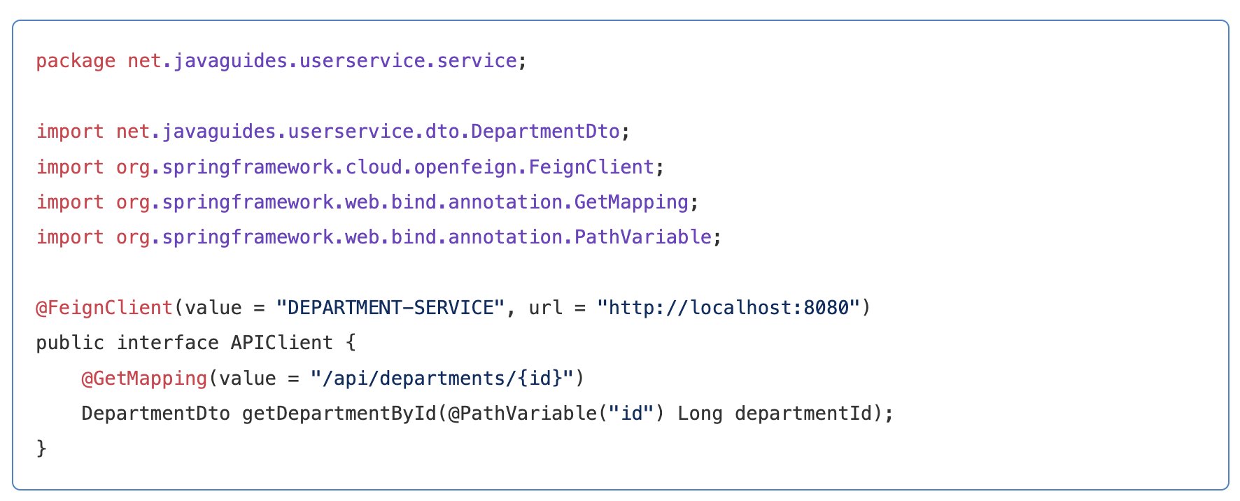 Java guides on twitter spring boot microservices communication