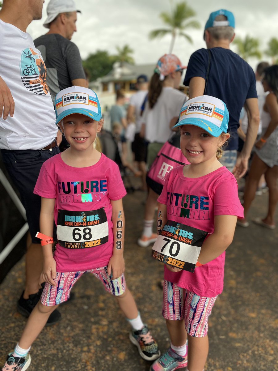 laura_b81's tweet photo. Olivia & Sophie completed the 1 mile #Ironkids in Kona, Hawaii today. They absolutely smashed it! #futureironman @OURLADYSASPULL @MissCYear2 @MissS_YR https://t.co/FcSIeN5YPt