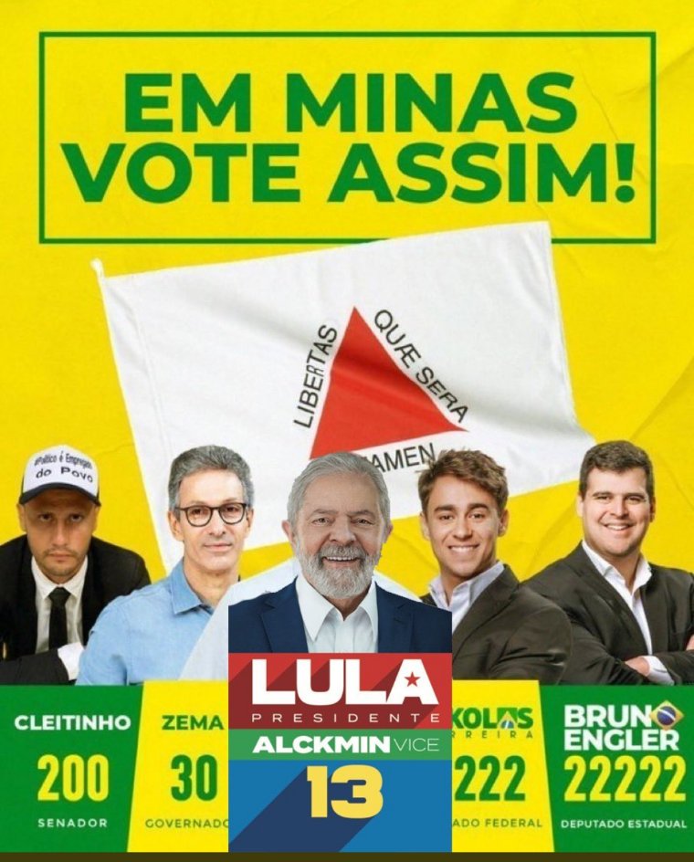 opropriofaka's tweet image. Imaginem esse santao abaixo...
Pois então, esse foi o resultado do primeiro turno em MG. Isso não faz nenhum sentido pra mim. Alguém teria uma explicação convincente pra me dar?