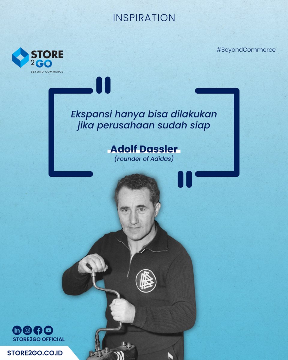store2go_id's tweet photo. Ekspansi memang penting dalam meningkatkan revenue dari pada bisnis kita, asalkan perusahaan sudah siap. Memilih partner bisnis yang tepat salah satu kesiapan bisnis yang harus kamu siapkan untuk bisnismu.

#Quotes #inspirationalquotes #quotesbisnis #adidas #STORE2GO https://t.co/FzFE6TgtRc
