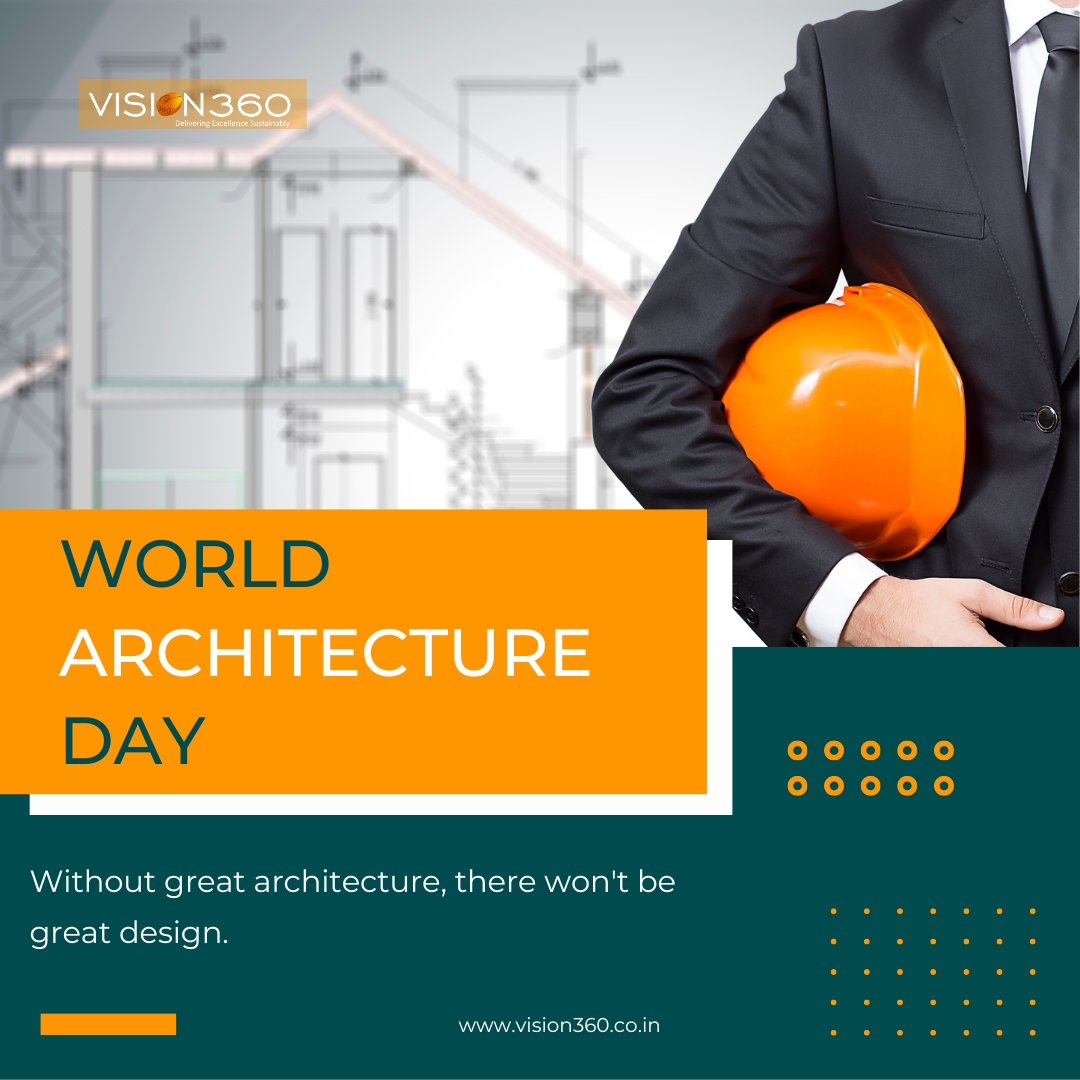 Vision360MC's tweet image. This day is celebrated to appreciate the great architectural works of the ancient and modern worlds and the super brilliant people who design them.

#architectureday #architectureday2022 #architect #vision360 #VMCDelhi