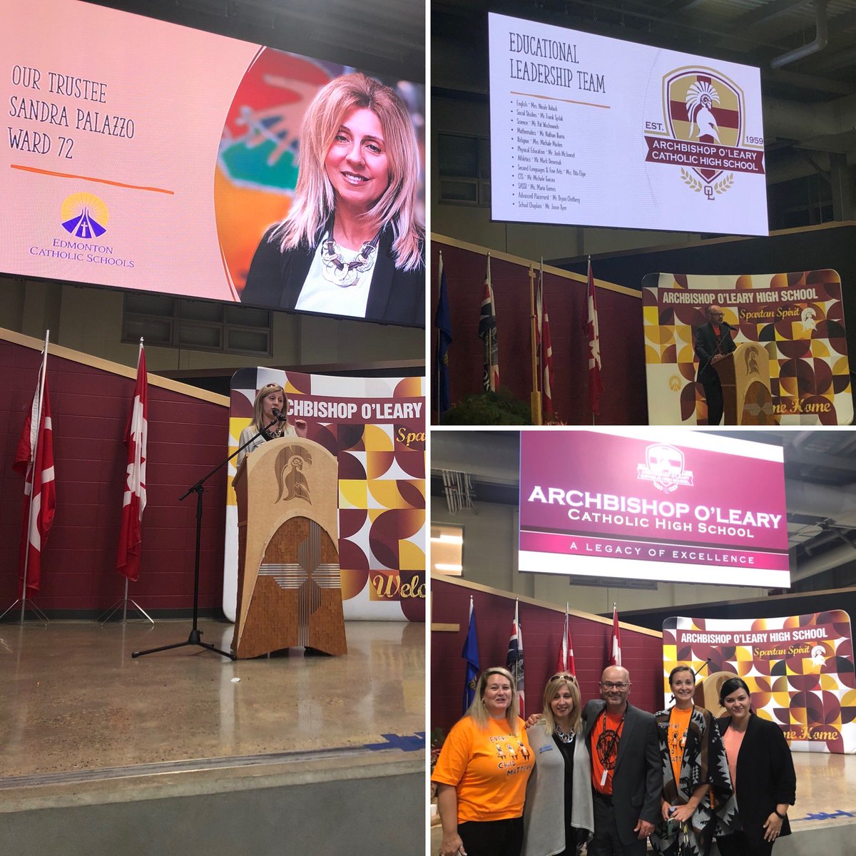 SandraPalazzo7's tweet image. Honored to bring greetings at Archbishop O’Leary’s  “Meet the Staff” night and celebrate the many initiatives &amp;amp; proactive approaches to ensure student success!  Thank you Principal Koshka, administration, staff, students and families for your Spartan Spirit! #ECSDfaithinspires