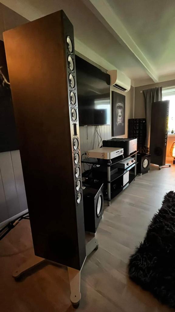 Berny2876's tweet photo. #Adyton Imagic speakers
#Plinius pre and amp
#Burmester Dac
#Roon Nucleus streamer
#Rel woofers
#AudioInsight, power supply, regeneration.
cables #Nordost https://t.co/ysYnMstKvf