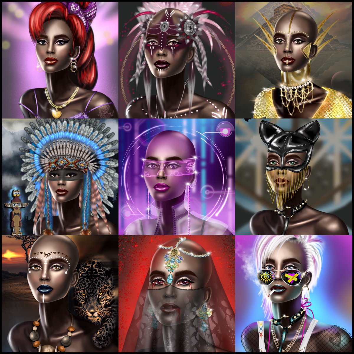 Amazons 🖤
❗Great collection❗
Link 🔽
opensea.io/collection/the…