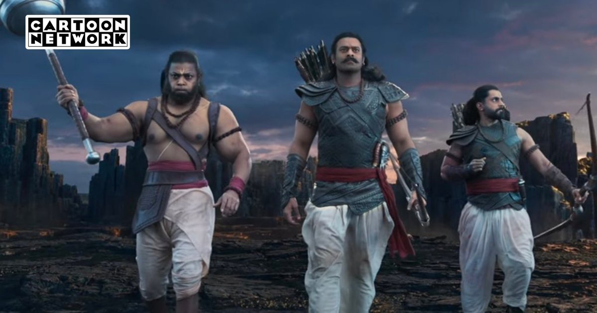 Dilesh_SRK's tweet photo. Disappointed 😀 VFX Like a Cartoon character #JaiShreeRam 

#AdipurushMegaTeaserReveal 
#Prabhas #AdipurushTeaser https://t.co/fWPoxVlY53