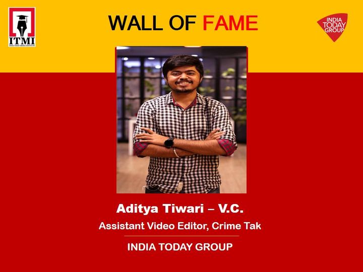 itmi_institute's tweet photo. Mr Aditya Tiwari, a student of Visual Communication at ITMI has been placed with India Today Group as a Assistant Video Editor. Congratulations Aditya, You have made us proud.
Call us now on 9560065496.
#itmiplacement #itmi #itmicareer #visualcommunication @Aditya3895 https://t.co/U8wqm2SJ0A