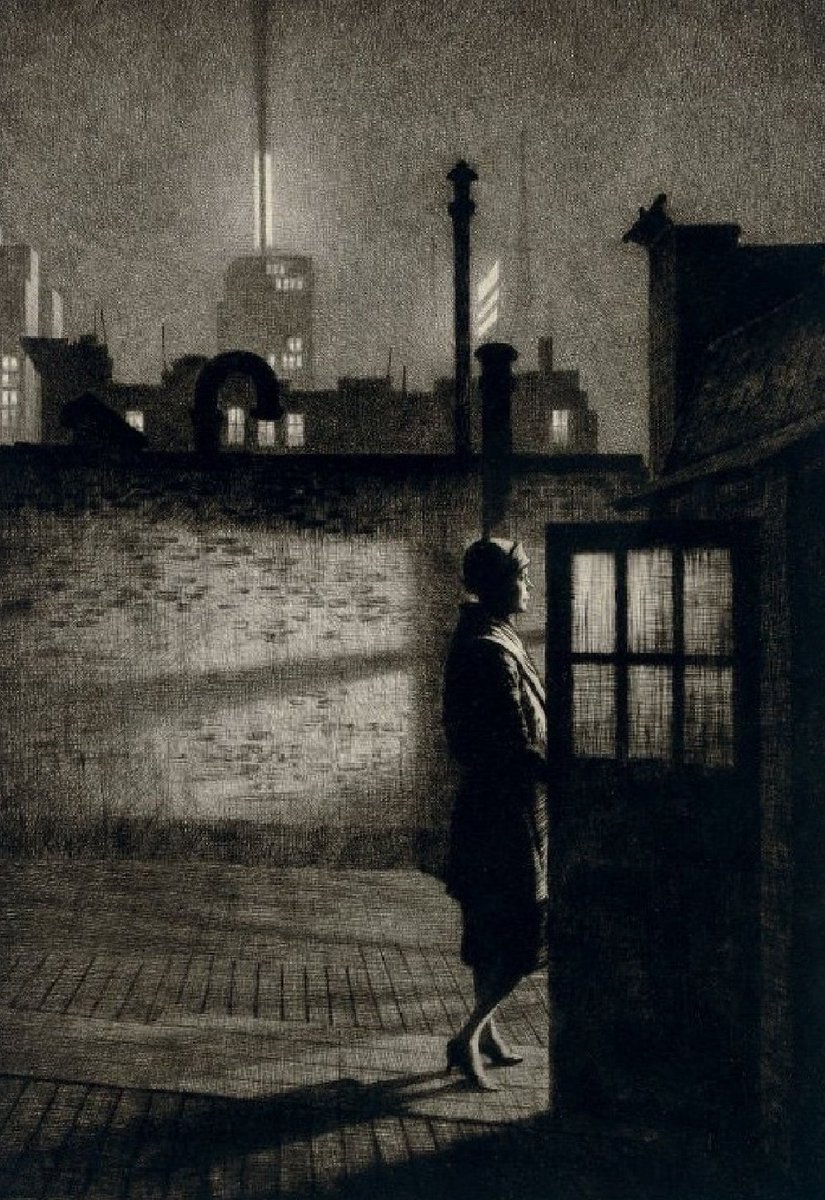 The mysterious woman on the "little penthouse" of a 1930s tenement roof ephemeralnewyork.wordpress.com/2022/10/03/the…