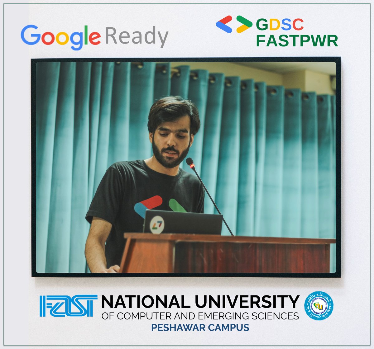 fastpwrofficial's tweet photo. Some glimpses from the READY? GET, SET, GOOGLE! organized by Google Developer Student Club (GDSC) on 22nd September 2022.
#FASTPWR #FASTNUCES #fastlane #LearningWithoutBorders #MeritMatters @gdsc_nuces https://t.co/SuQmOrR8mJ