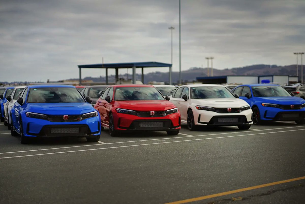 GPWAP2's tweet image. New 2023 Honda Civic Type R in Richmond, California.  Fresh off the boat from Japan! #FL5 #CivicTypeR #Honda #civic