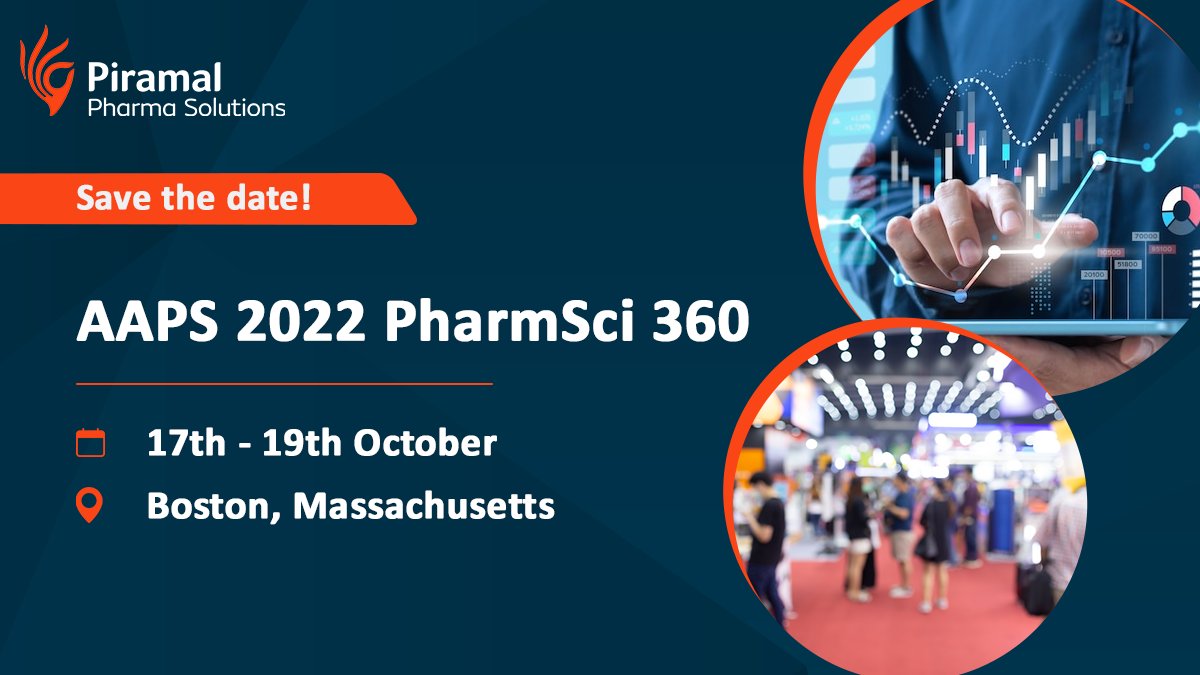 PiramalPharma's tweet photo. #EventsAlert
Team PPS will be LIVE at AAPS 2022 PHARMSCI 360 in the month of October.
Meet our experts at booth no. 1257 and know all about our service offerings.
Schedule a meeting: https://t.co/uGWtnGaVFl
#CDMO #Integrated #AAPS https://t.co/kXl7r0iLEK