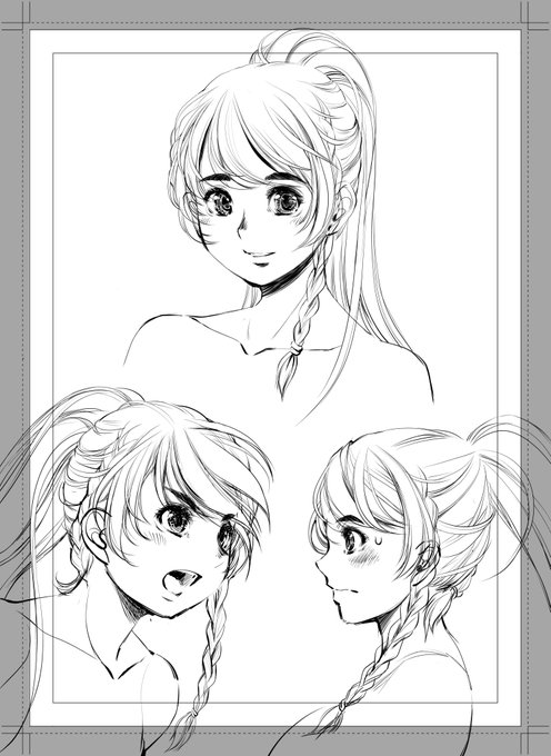 絵柄やキャラデザを考えたり、ペンの練習、研究をしてみたりしましたが、締め切りが無いから無限に悩んでしいます。ので、もうこの辺で諦めて進めてみよう……という夢です。 