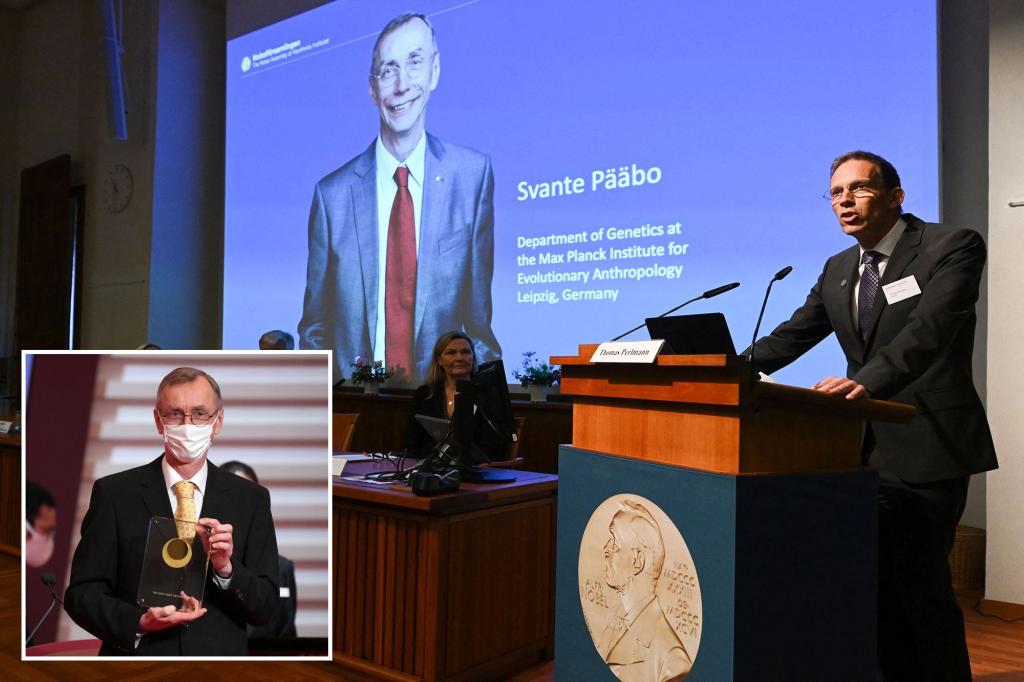 Nobel prize in medicine awarded for research on evolution trib.al/1wQBgWp