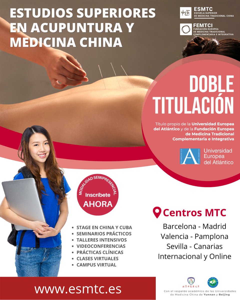 escuelaMTC's tweet photo. 📚 Si todavía no te has matriculado y quieres estudiar Acupuntura y MTC, ¡es el momento!
➡️ Matricúlate Ahora: https://t.co/ErYwkuPBvo
#TerapiasNaturales #AmalteaCalidad #MTCI #MTC https://t.co/25skby3Cg5