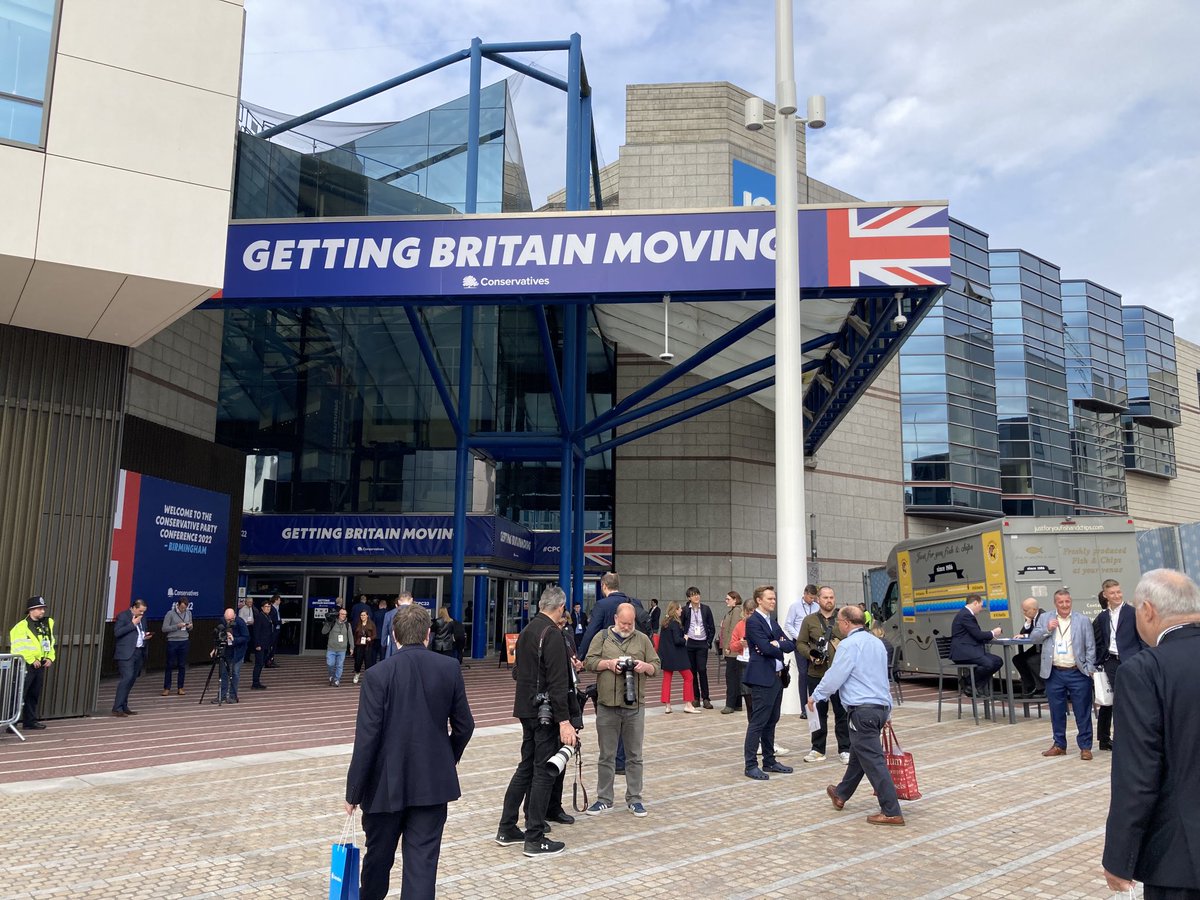 LanceAusten's tweet photo. Beautiful morning in Birmingham today at #CPC22 #ConservativePF https://t.co/Z8Kh9h5dU5