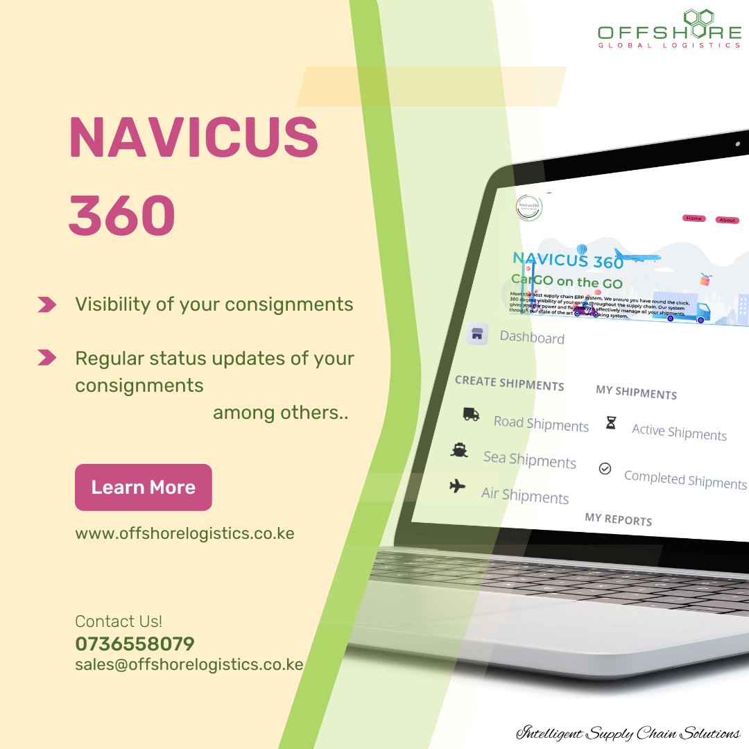 OffshoreGlobal2's tweet photo. Have you ever wanted to know the exact status of the goods you're #shipping?🤔
Our advanced online tracking #system, "Navicus 360," ensures constant visibility of your goods.
With the system, you can also track the location while receiving regular status updates of your #goods. https://t.co/7smh46Jd1p