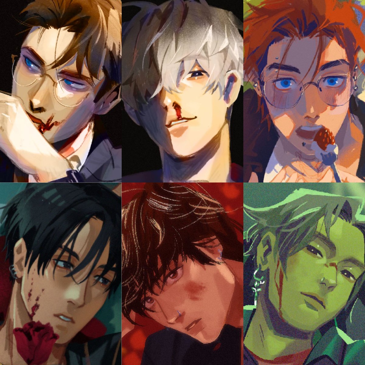A bit late for #faceyourart but I may be seeing a pattern here 🧐