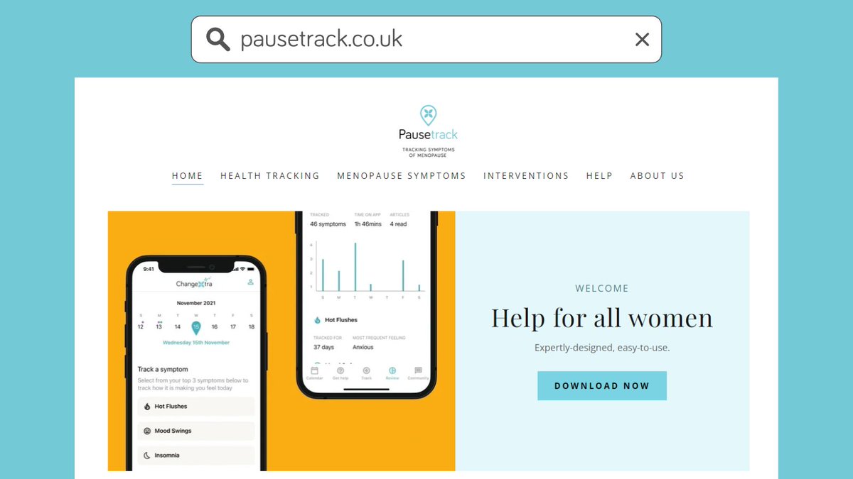 Come check out our website for all the info you need on the app and more!

pausetrack.co.uk

#menopause #perimenopause
#perimenopausal #menopausal #reproductivehealth
#womenshealth #mentalhealth #mentalhealthinfo