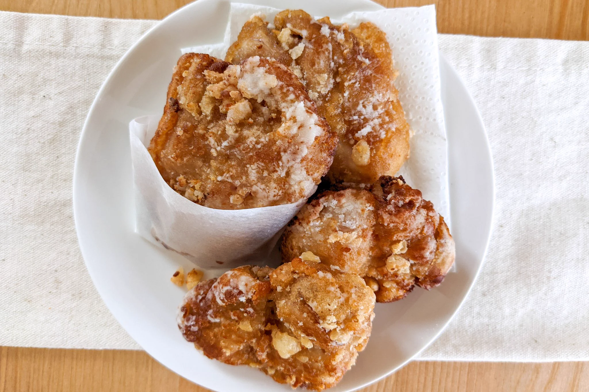 ポイントは天かす！？サクッと美味しい「クリスピー風からあげ」。