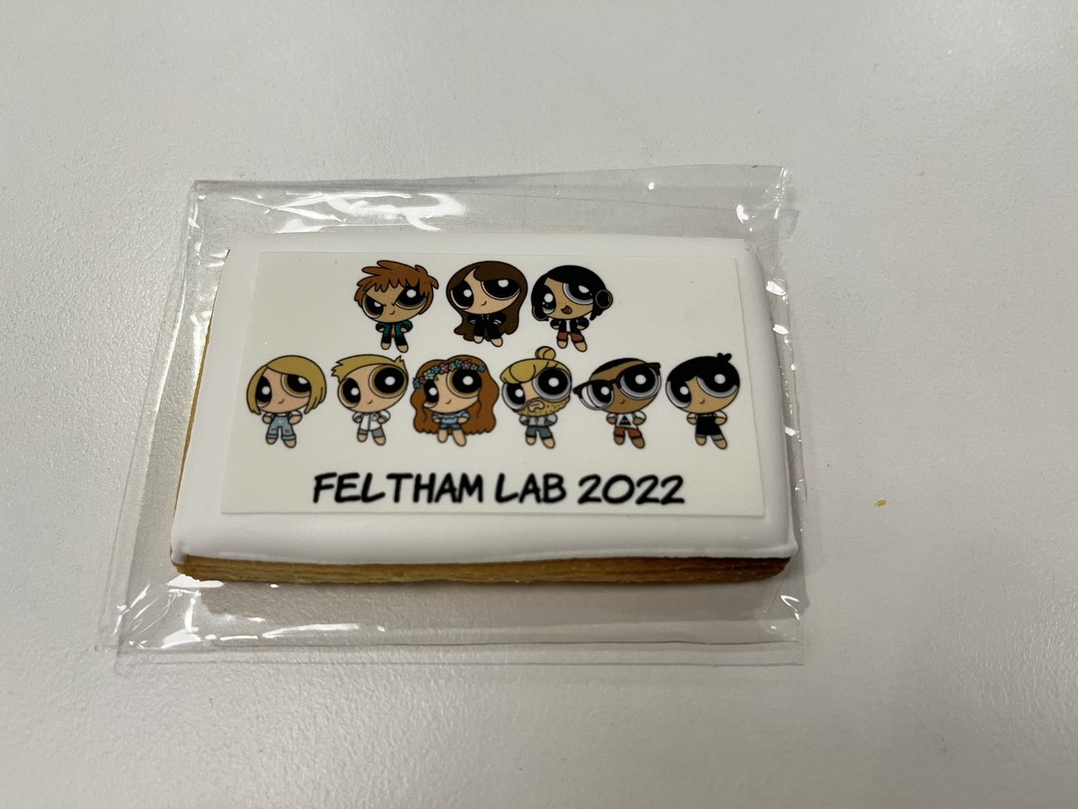 <a href="/FelthamLab/">Feltham Lab</a> got a little sweeter today, they are almost too good to eat ☺️ #custombiscuits by <a href="/ConfectionistAU/">The Confectionist</a>