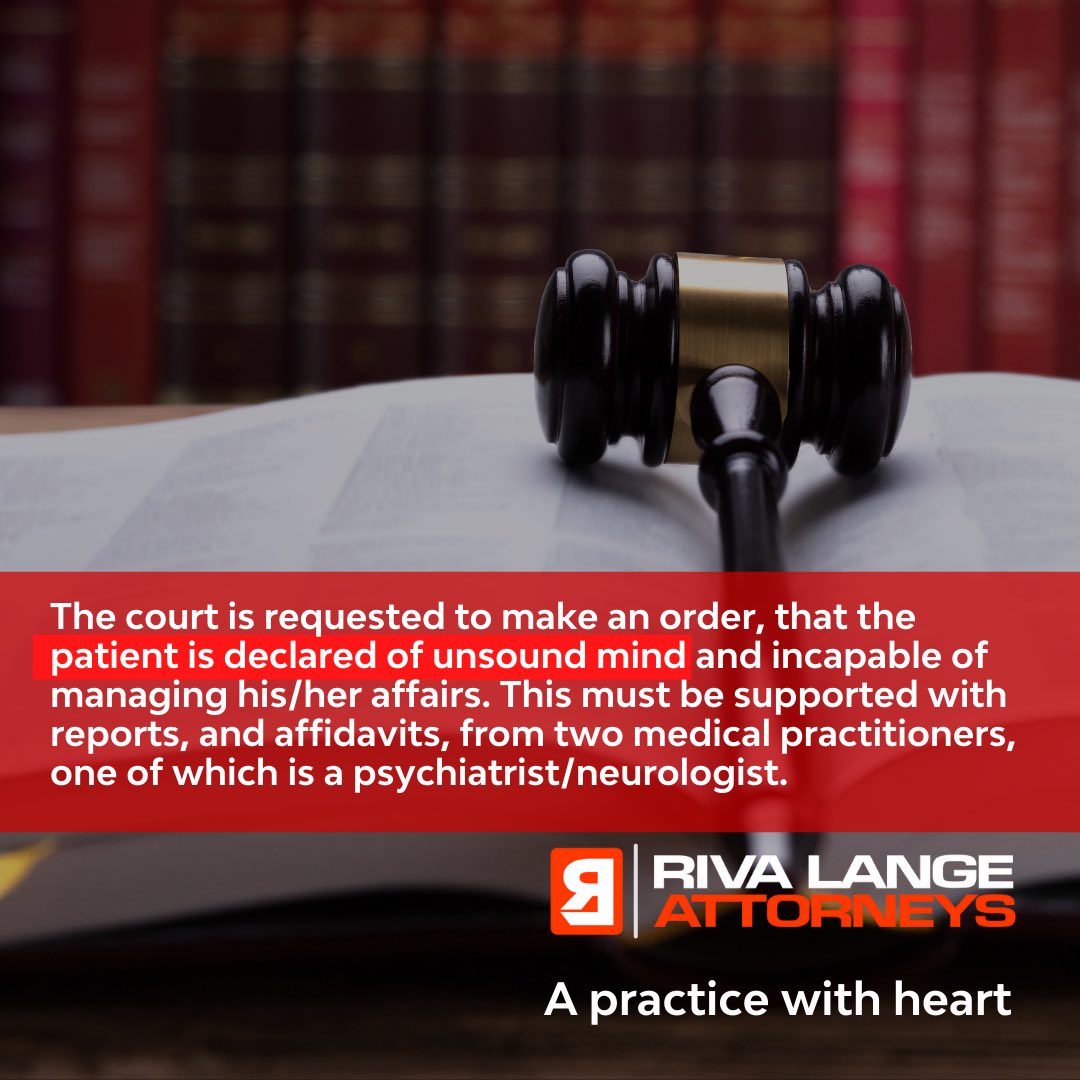 rlattorneys_'s tweet photo. Riva Lange Attorneys is experienced in the procedural and practical aspects involving cases of curatorship.
What is normally a laborious and difficult affair is made as smooth as possible. https://t.co/5JSgUqX2uw