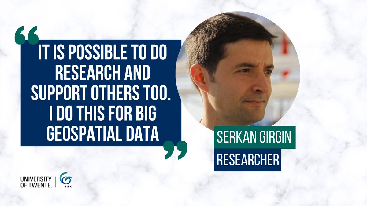 Dr. Ing. Serkan Girgin is the Head of the Center of Expertise in Big Geodata Science (CRIB) and a senior researcher at the ITC. In this STAR interview, he explains all about the various projects he is involved in

Read more via bit.ly/3SOBEIf