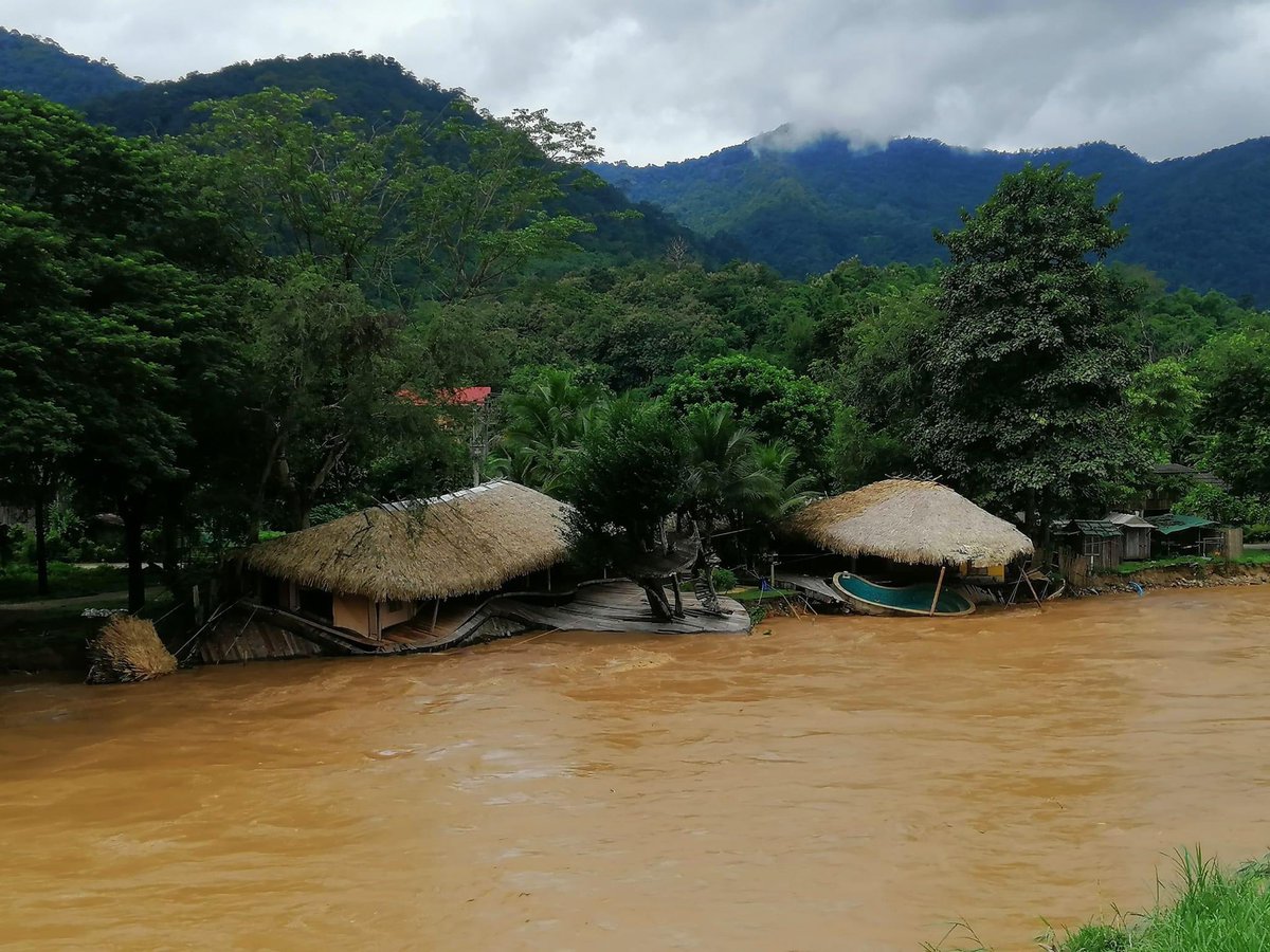 The river flows เรียลเนส #น้ําท่วมเชียงใหม่