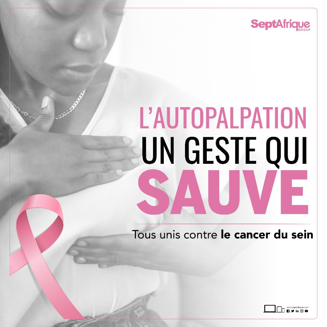 SeptafriqueB's tweet photo. Agréable début de semaine à tous. 
L’auto palpation un geste qui sauve ! 
#October #octobrerose #senegal #kebetu https://t.co/qeuVNW5DlB