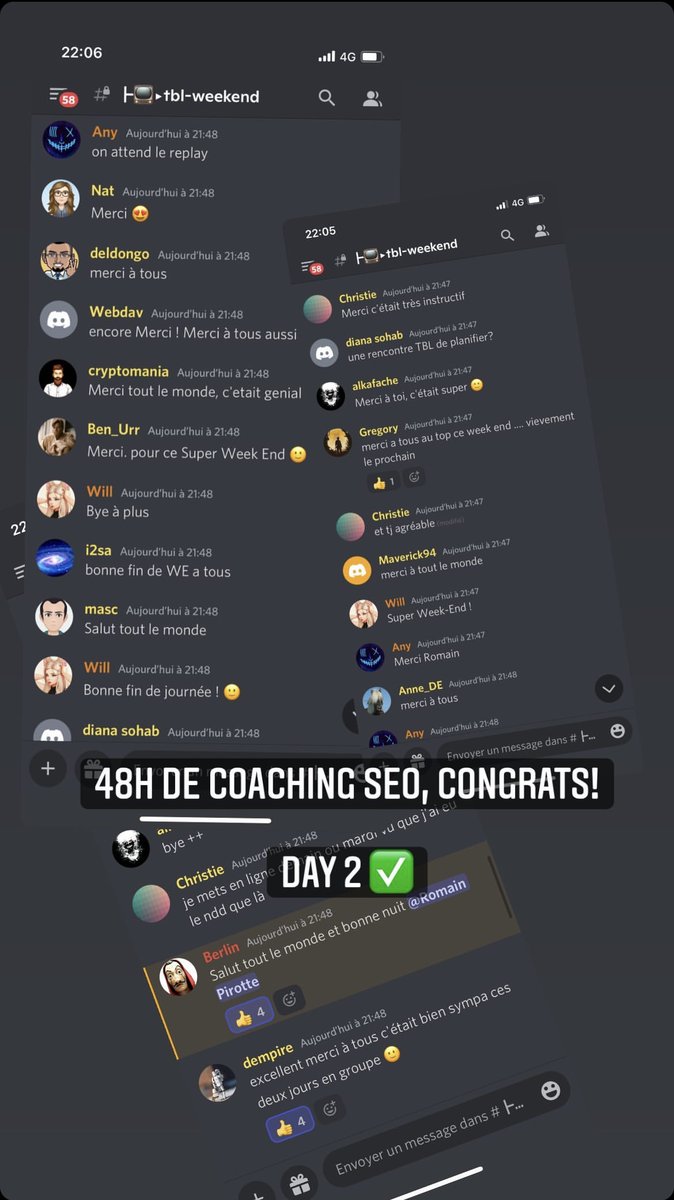 business_legion's tweet image. Merci aux 35 participants du TBL WeekEnd v4🙏

➡️Plus de 30 sites générés en 48h &amp;amp; prêt d'un millier de contenu SEO créé✍️
✅Tous les sites sont prêt à Ranker et Encaisser💰

👉D'ailleurs, les sites seront prochainement disponible sur @GemsTradenet🔥

Abonnez-vous, encore merci🥰