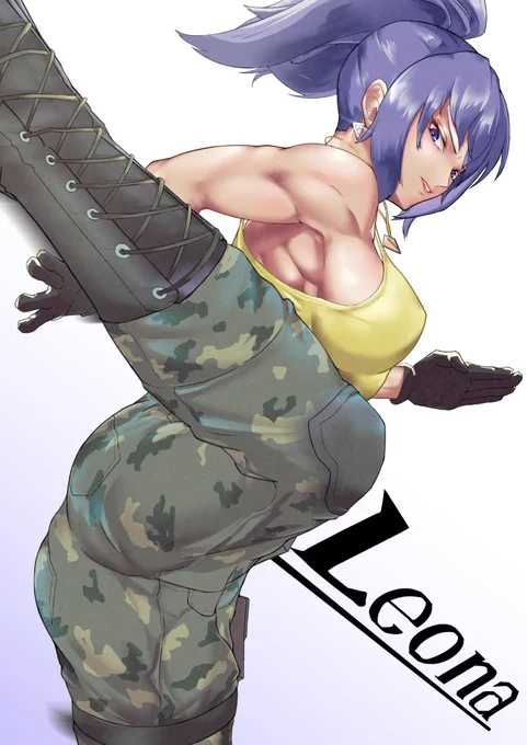 THE KING OF FIGHTERS/レオナ#KOF #レオナ #格ゲーキャラ描こうぜ 