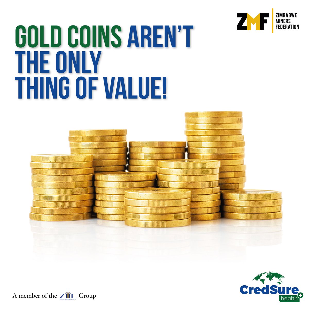 credsure's tweet photo. Yes, we value miners’ health too!
In partnership with @MinersZmf, we have the ZMF Self Fund to provide artisanal and small-medium scale miners with affordable medical aid cover!
WhatsApp us on +263775807688 to find out more!
#CredSureHealth #GoldCoins #ZimbabweMining https://t.co/iS5V8d1rGw
