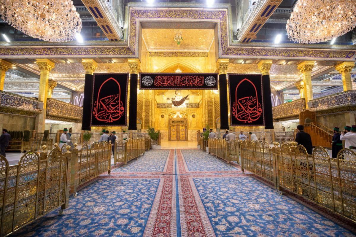 ⭕️خدّمة العتبة العباسية المقدسة تنهي اعمال غَسْلِ وفَرْشِ حرمِ وصحنِ مرقدِ أَبي الفضلِ العَبّاسِ (عَلَيهِ السَّلامُ)
#العتبة_العباسية_المقدسة