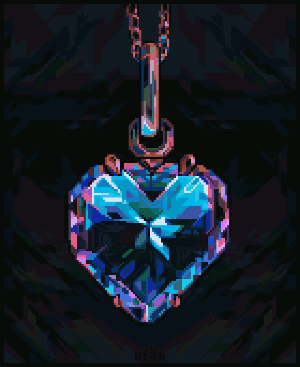 hexh__'s tweet photo. heart jewel 
#pixelart #pixel_dailies https://t.co/KZ5VzdIETU