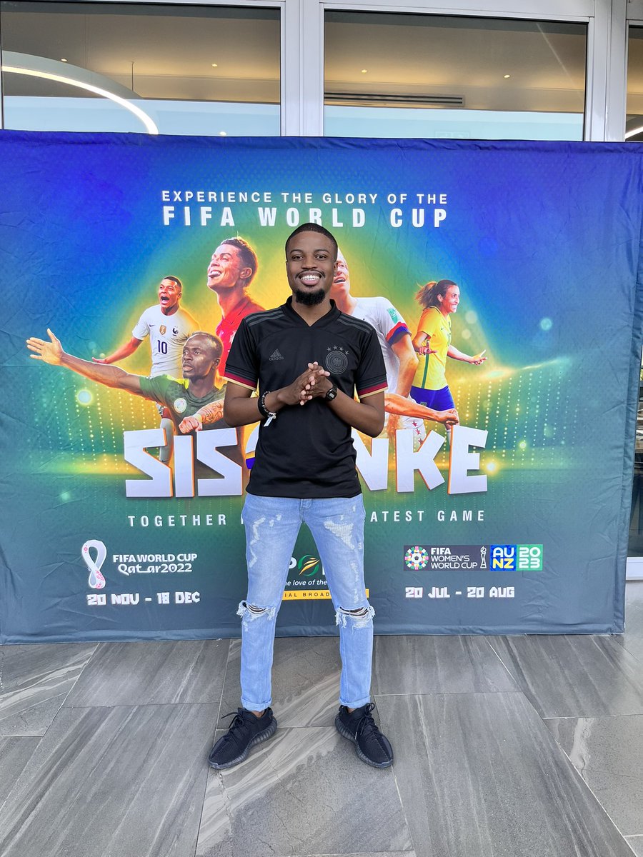 kay_mahapa's tweet photo. SABC Sport has acquired broadcasting rights to the 2022 FIFA WC in Qatar.
They brought out the avengers for their match analysis team. SA football royalty 🔥🙌🏾 #FIFASisonke https://t.co/7yiX94KYDG