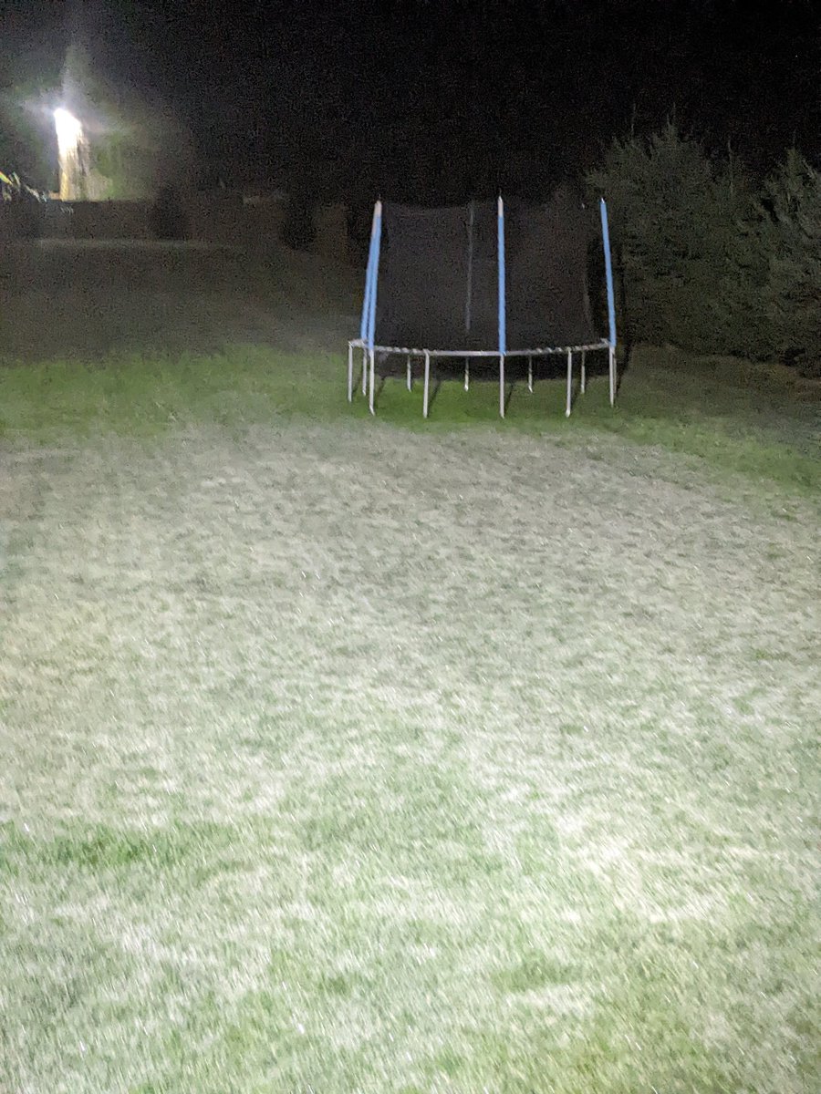 Frost on the ground this morning.