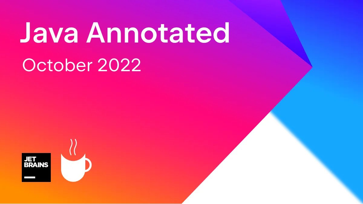 The new Java Annotated Monthly is here! Check out the latest collection of Java news and helpful tutorials. buff.ly/3BZub2t