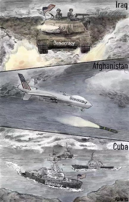 CGMeifangZhang's tweet photo. Democracy or democrazy https://t.co/3iW3LghtpK