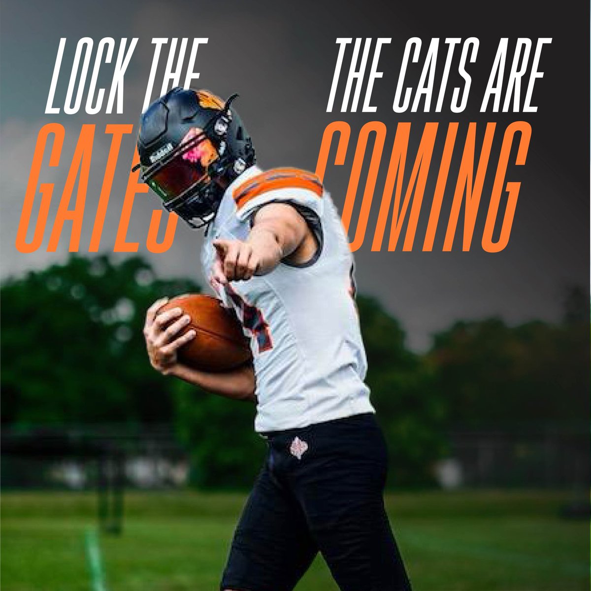 Are you ready for some football? Cats kick off tonight at Ashley, 6pm! 🔶🔶🔶 #MNF