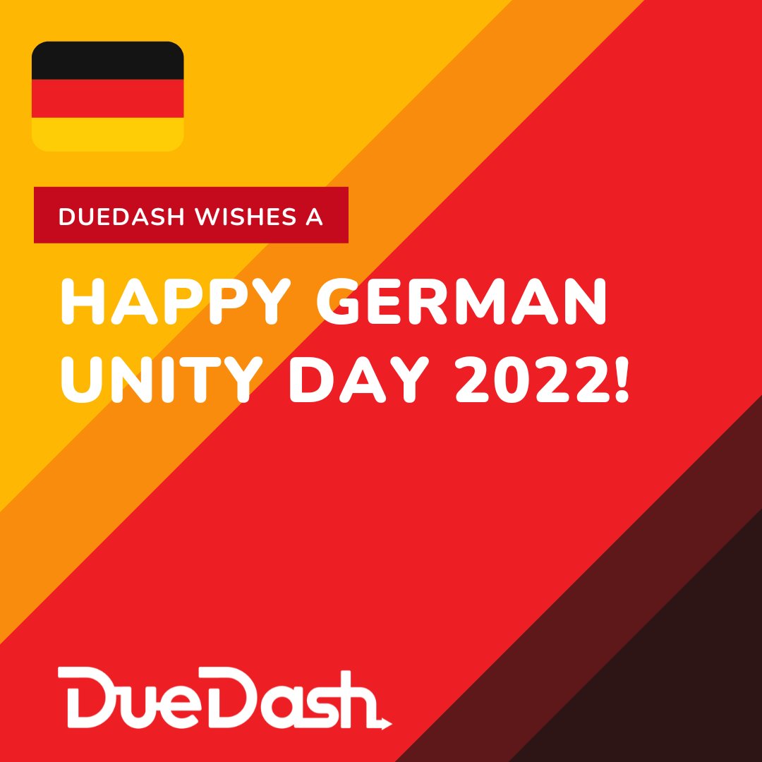 duedash_network's tweet photo. 🎉 We wish a happy German Unity Day!

As a German startup, we are excited to see the development of the ecosystem.

➡ 70,000+ startups
➡ 1.6 million jobs secured in Germany (2020)
➡ 17.4 billion € VC funding raised (2021) https://t.co/HXWP0mSnAE